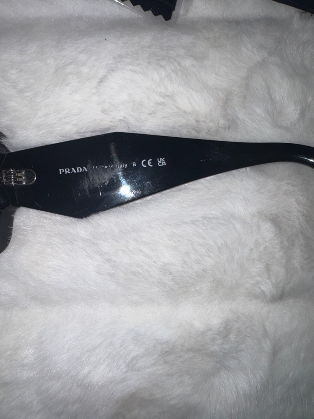 Prada 08YS Symbole Butterfly Black sunglasses - Picture 8 of 8